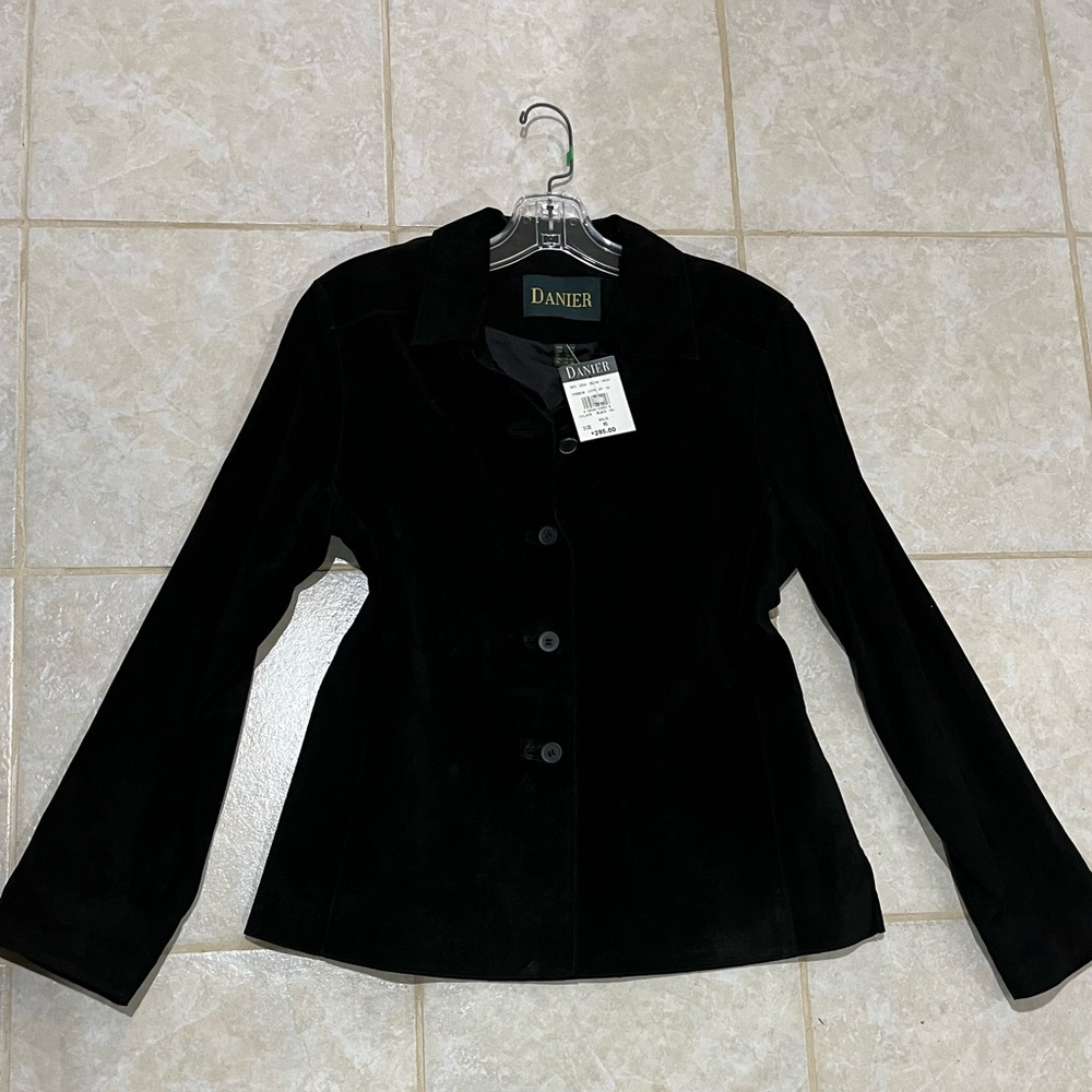 Danier Suede Vintage Black Blazer